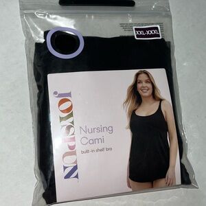 Joyspun Black Nursing Cami Built In Shelf Bra XXL-XXXL New in‎ Package
